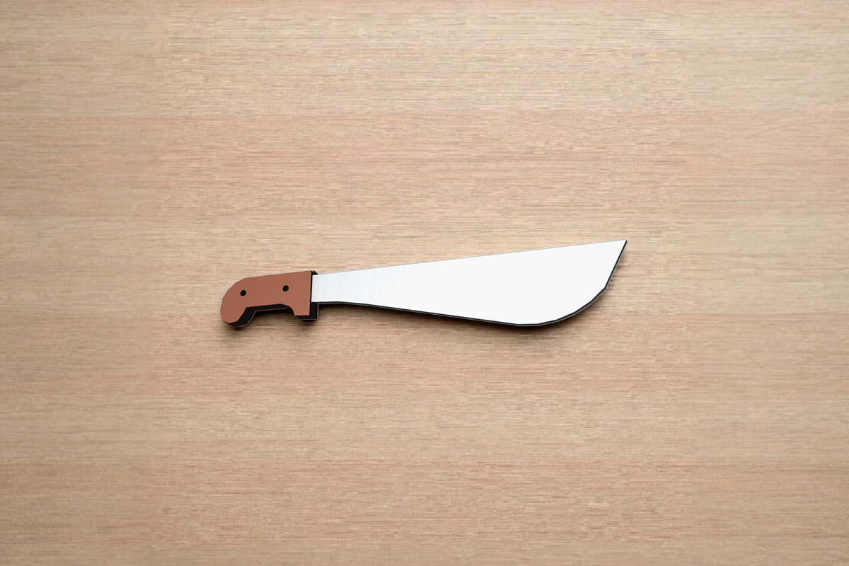 Machete Knife - 3d papercraft