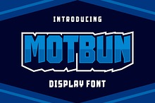 Motbun - Bold Display Font