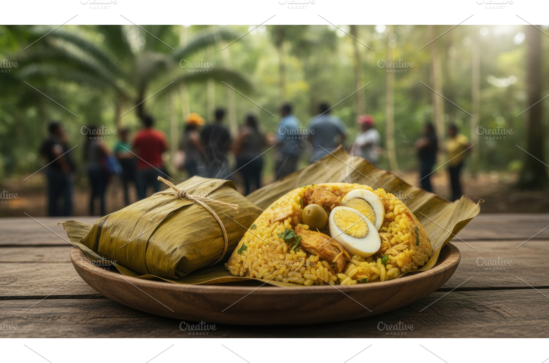 Traditional banana leaf wrapped rice, a Food & Drink Photo by Igor Tichonow