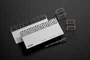 Elegant Stationery Branding Mockup, a Product Mockup by Deeplab (Thumbnail 7 of 21)