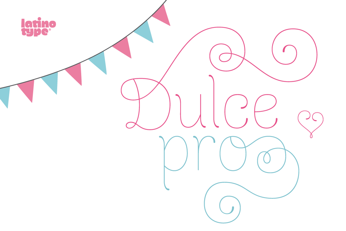 Dulce Pro, a Script Font by Latinotype (Photo 1 of 5)