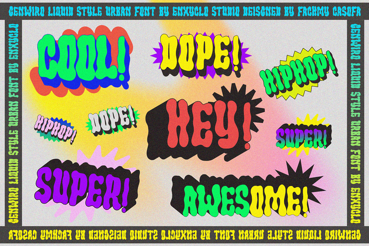 Genwiro — Urban Font, a Handwritten Font by Enxyclo Studio (Photo 3 of 15)
