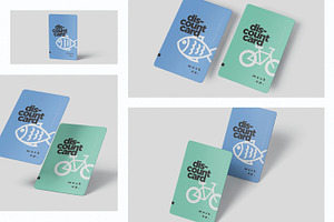 Portrait Discount Card Mockups