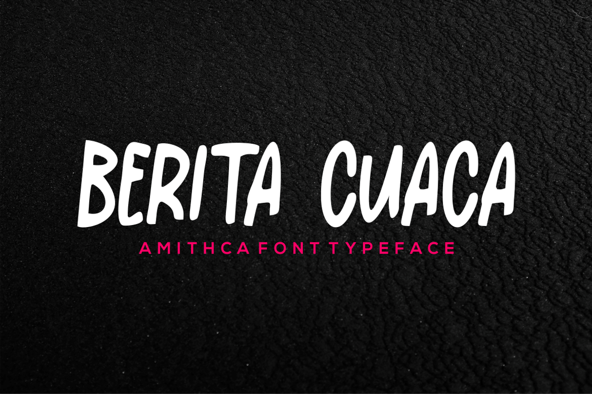 Amithca Font, a Handwritten Font by brahamb_design (Photo 2 of 5)