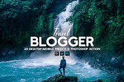 20 Travel Blogger Presets & Actions, an Action Add-On by Effect-Hub (Thumbnail 1 of 16)
