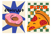 Fast Food Vector Elements, a Food Illustration by Luamor (Thumbnail 8 of 9)