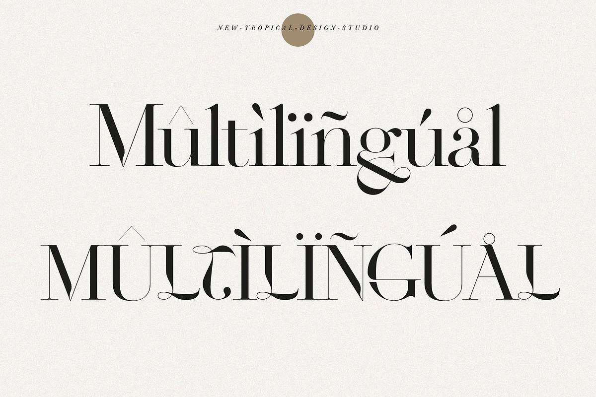 Evangelina - Fashion Display Font, a Font by Tropical Type (Photo 12 of 13)
