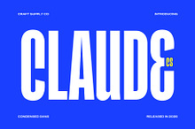 CS Claude – Condensed Font