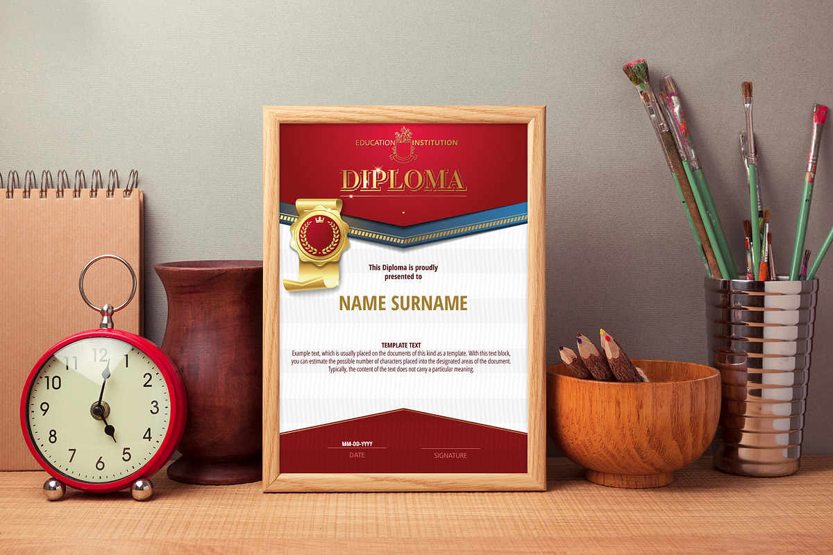 Appreciation Certificate Templates, a Stationery Template by inshader (Photo 14 of 18)