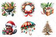 Australian Christmas Clipart, an Illustration by DreamPrint404 (Thumbnail 2 of 6)