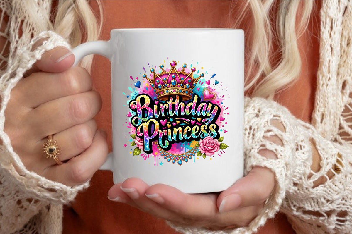 Girly Birthday Png Birthday Princess, an Illustration by designcity5 (Photo 6 of 8)