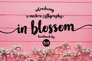 In blossom - Modern Calligraphy, a Script Font by madeDeduk (Thumbnail 1 of 11)
