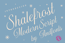 Shalefrost Nova: Calligraphy Font
