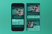 Green Utilitarian Hospital Flyer Set, a Flyer Template by graphicook (Thumbnail 3 of 3)