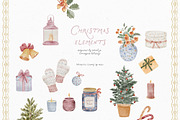 Childhood Noël Christmas Clipart, a Decorative Illustration by Muse Artist (Thumbnail 26 of 27)