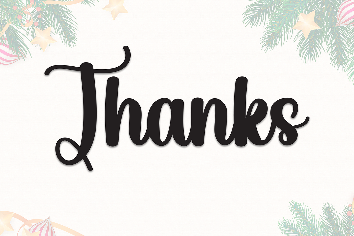 Sunday Christmas | Script Font, a Handwritten Font by Scratchones (Photo 8 of 8)