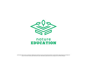 Nature Education Logo Design Icon, a Branding & Logo Template by Morvana Crew