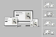 Multi Devices Mockup, a Device Mockup by Bangdastudio (Thumbnail 1 of 6)