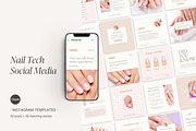 Nail Tech Instagram templates, a Social Media Template by LiliesandBerries (Thumbnail 2 of 21)