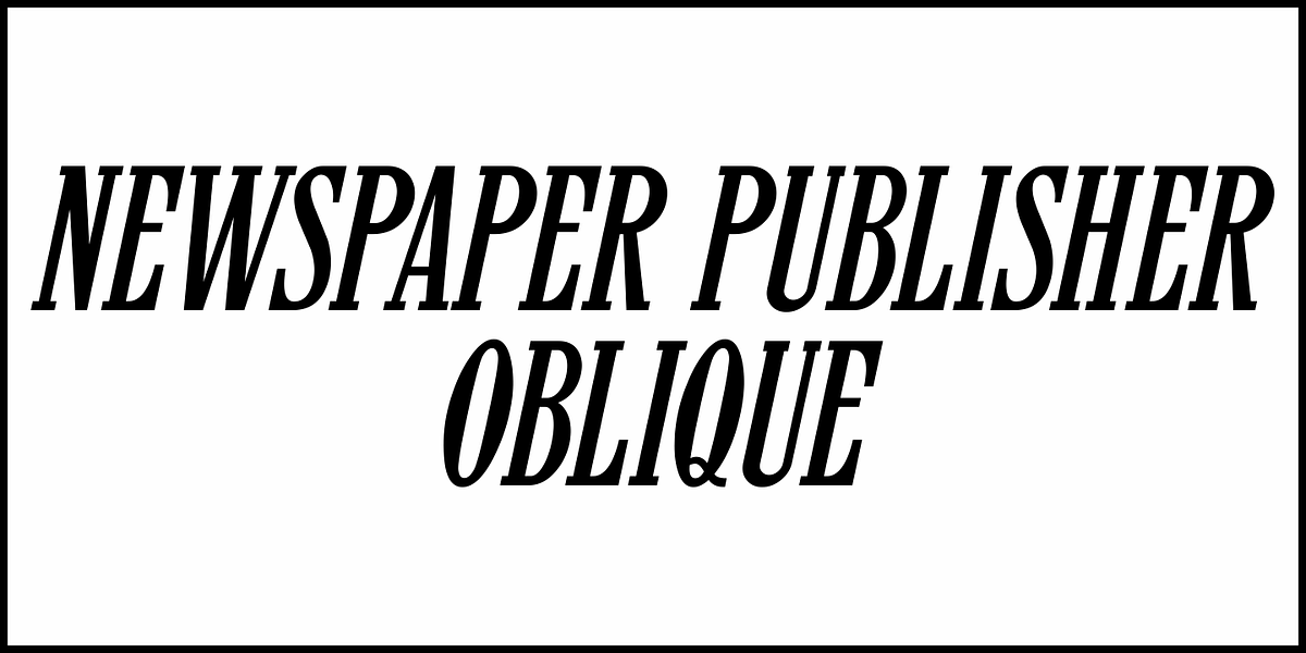 Newspaper Publisher JNL, a Serif Font by Jeff Levine Fonts (Photo 4 of 5)