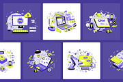 Startup and Saas illustration, a Technology Illustration by Brickclay (Thumbnail 8 of 10)