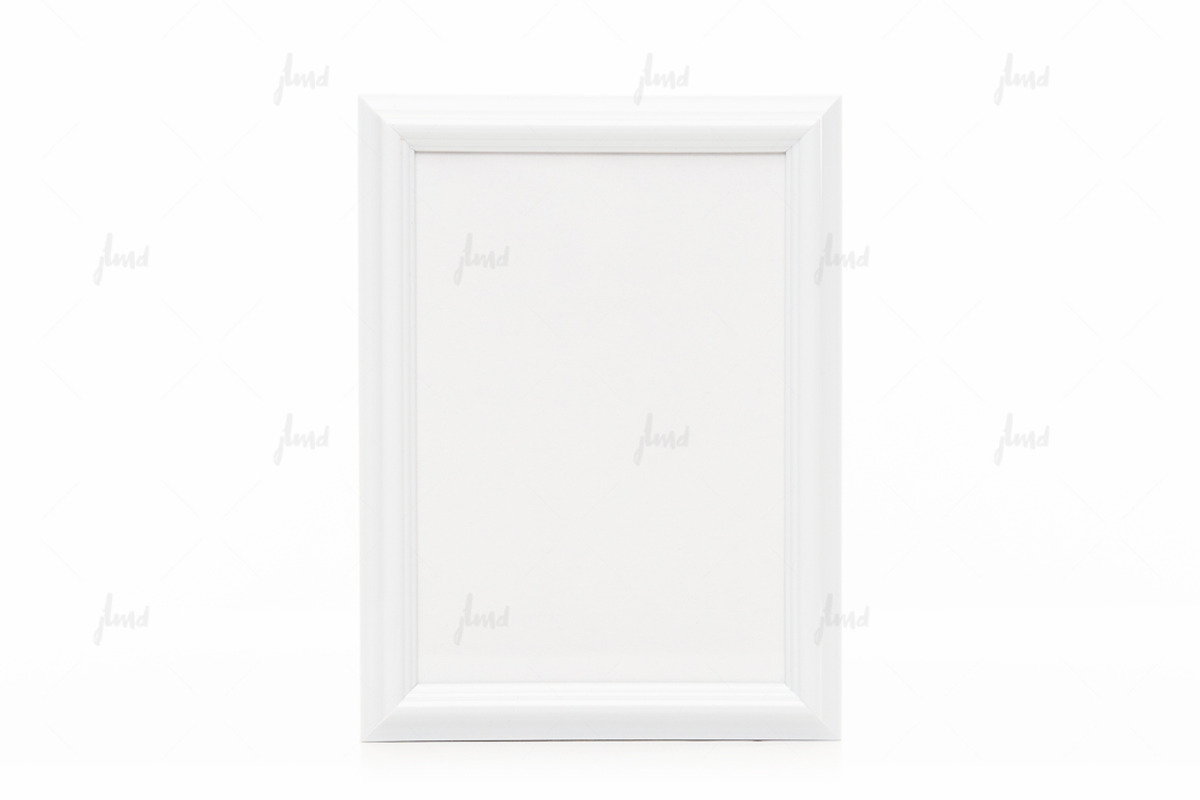 White styled frame isolated mockup, a Print Template by JustLikeMyDesktop (Photo 2 of 3)