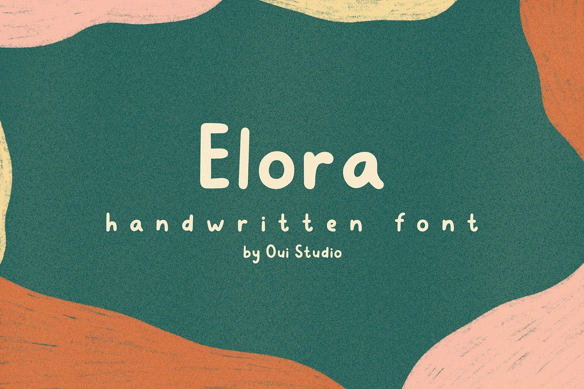 Elora Handwritten Font, a Handwritten Font by Oui Studio (Photo 1 of 5)