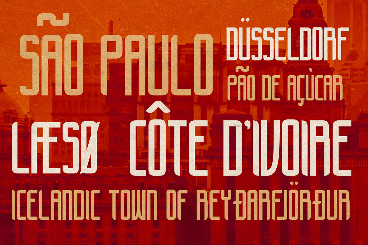 Thuman - Tall Display Font, a Sans Serif Font by CuratedType Studio (Photo 4 of 13)