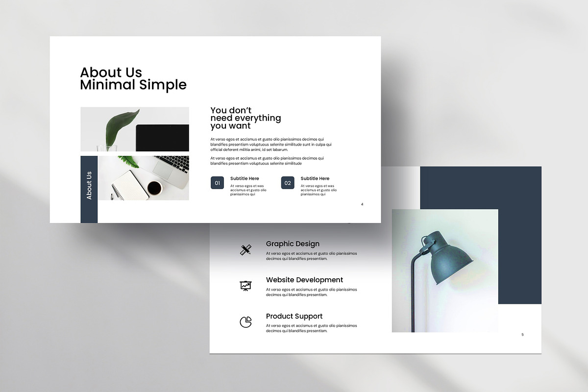 Minimal Presentation Template, a Presentation Template by evgenystudio (Photo 3 of 8)