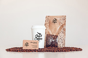 Coffee Branding Mock-up, a Cups & Container Mockup by Freeman Studio (Thumbnail 1 of 16)
