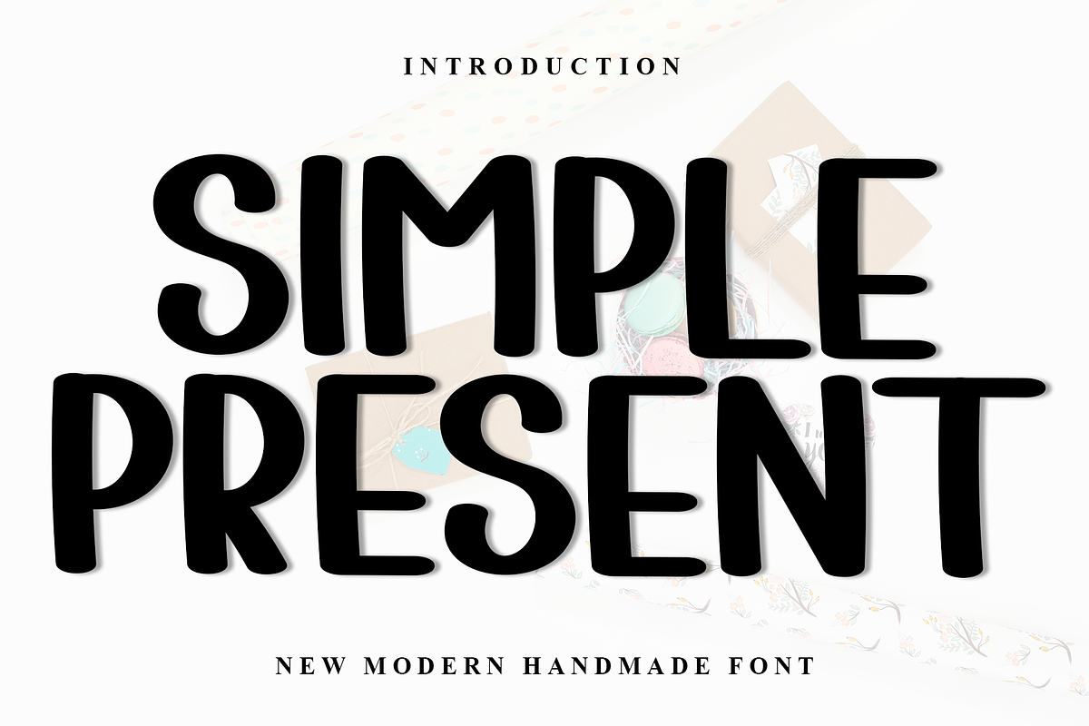 Simple Present, a Sans Serif Font by InermediaSTUDIO (Photo 1 of 8)