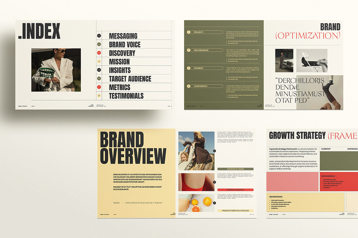 Brand Strategy Presentation Template, a Presentation Template by ArtisanaAura (Photo 5 of 15)
