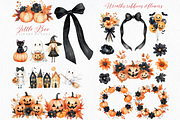 Little Boo Halloween Clipart, a Decorative Illustration by ClipArtCharm (Thumbnail 3 of 6)