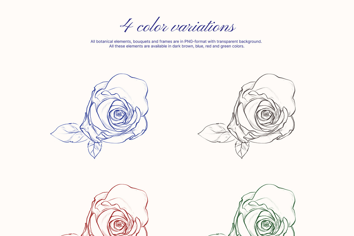 Vintage garden: lace & rose flowers, a Decorative Illustration by Yuliia Lashevska (Photo 5 of 9)