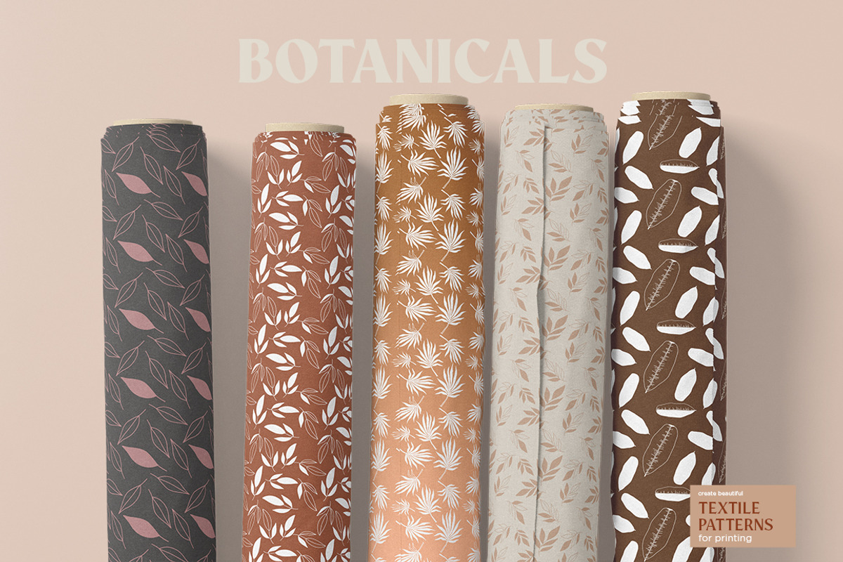 Botanical Seamless Patterns V2, a Pattern Graphic by PixelHive Pro (Photo 8 of 17)