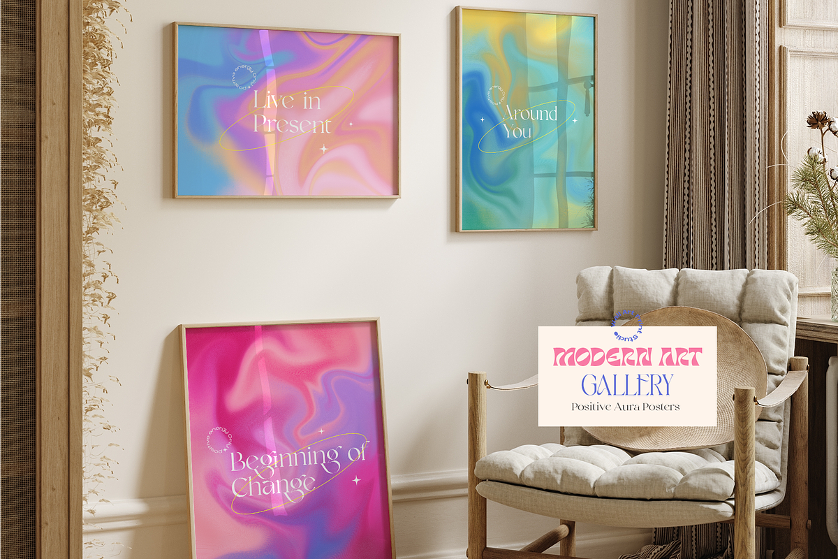 Modern Art Gallery 2, a Graphic by Wall Art Print Studio (Photo 5 of 16)
