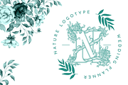 Vintage Floral Monogram, a Font by figuree studio (Thumbnail 7 of 8)
