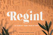 Regint | Display Serif, a Serif Font by Runsell Studio (Thumbnail 1 of 15)