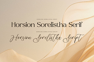 Horsion Sorelistha Font Duo