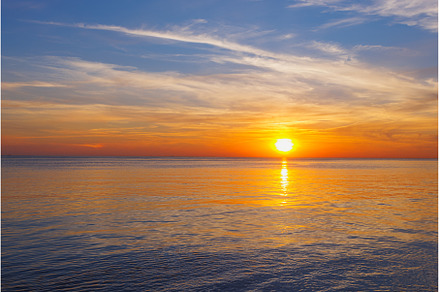 Sunset on the beach on the Baltic, a Nature Photo by Lukas Jonaitis SHOP