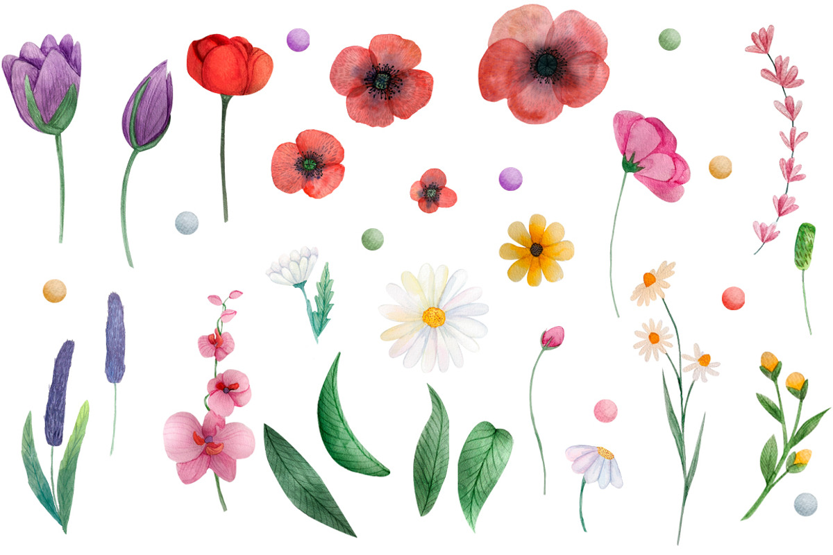 Cute easter set. Watercolor, an Illustration by LikaYu (Photo 5 of 6)