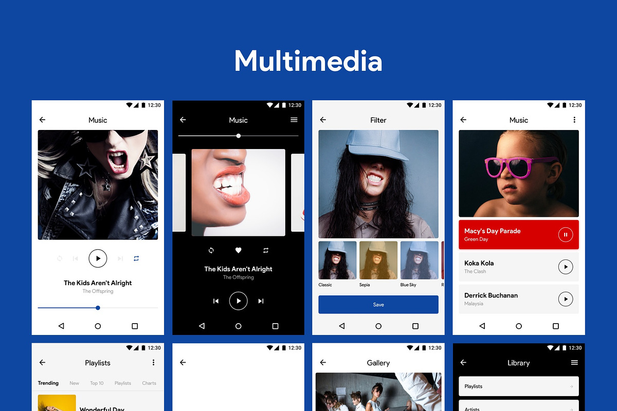 Replica Android UI Kit, an UI Kit Template by Craftwork (Photo 7 of 13)