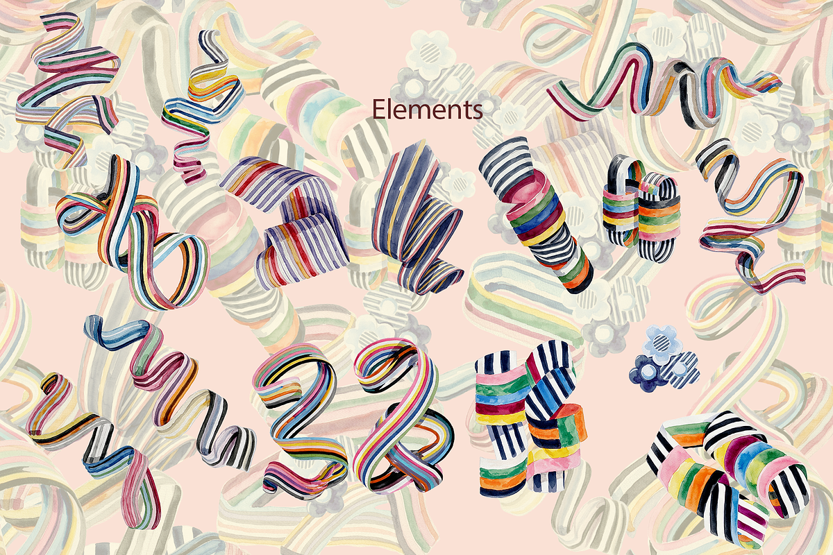 chormatic ribbon, a Pattern Graphic by rumacorakstudio (Photo 3 of 6)