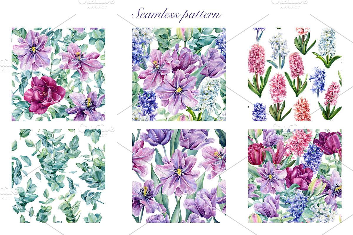 Floral painting spring bouquet, an Illustration by Hanna Hryharenka (Photo 6 of 14)