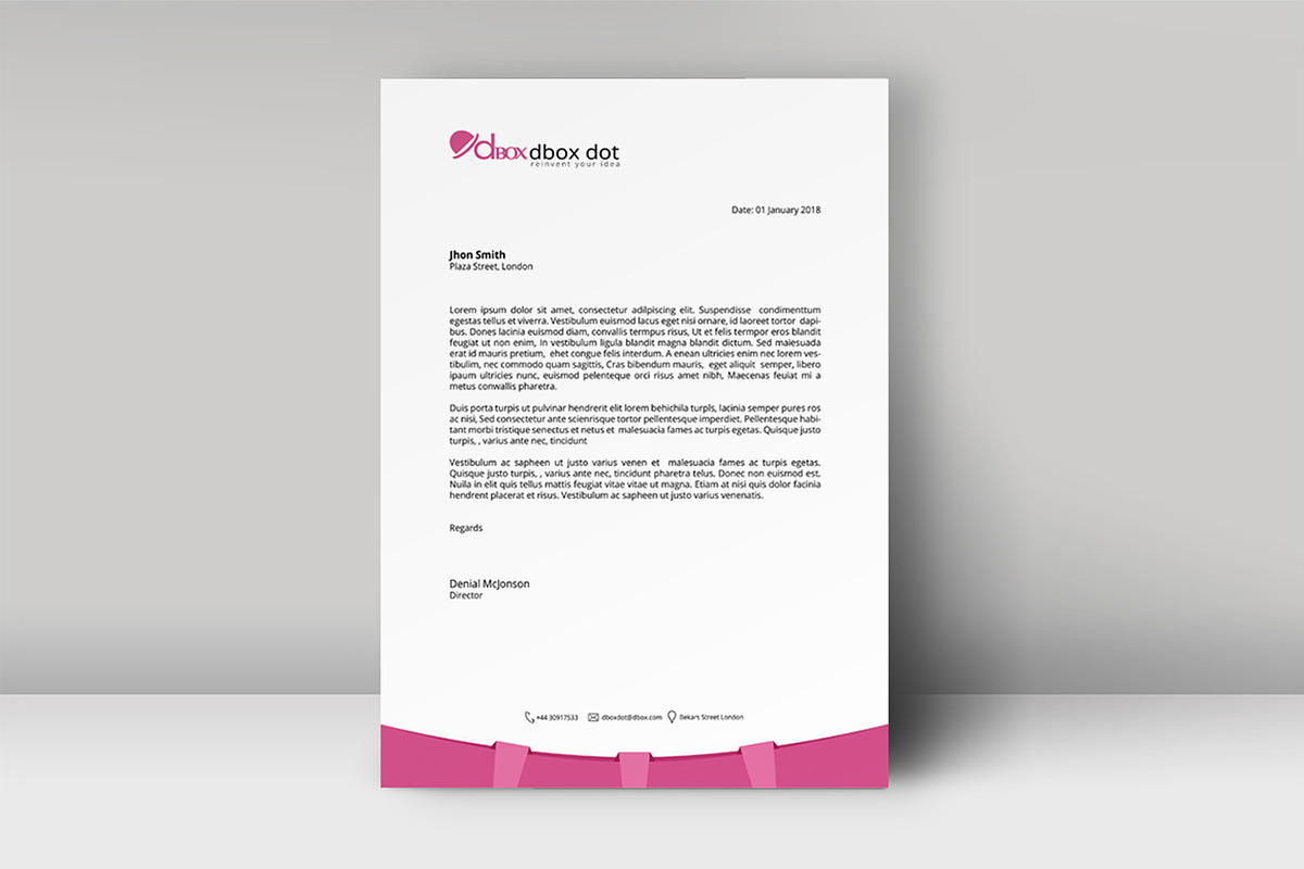 Letterhead Template, a Stationery Template by artisanHR (Photo 5 of 6)