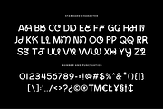 Noguya - Experimental Unique Font, a Sans Serif Font by Elmous (Thumbnail 6 of 6)