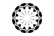 Modern Black and White Mandala Pack, a Decorative Illustration by NJ Himel (Thumbnail 66 of 101)