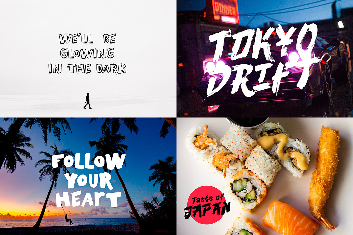 Super Bundle 51 Fonts, a Handwritten Font by chekart (Photo 4 of 10)