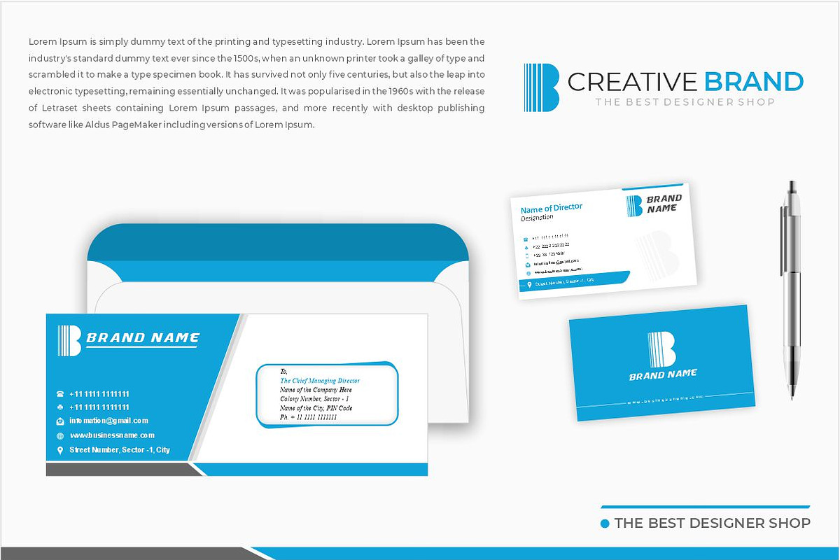 Stationery Design Template, a Stationery Template by Designs Basket (Photo 8 of 13)