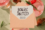 Peaches & Prosecco a Summer Duo Font, a Handwritten Font by BilberryCreates (Thumbnail 5 of 12)